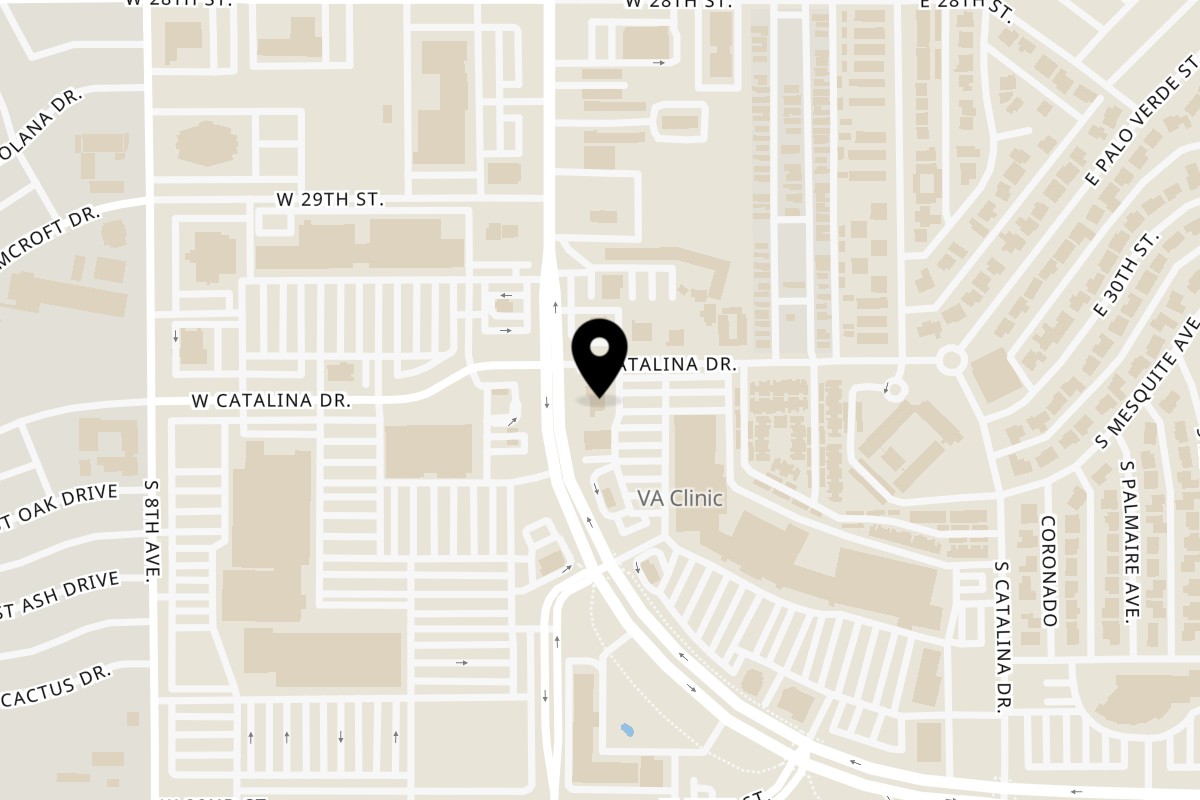 Map showing the location of 4 LOKOS By Sonora Grilling on 3101 S 4th Ave in Yuma